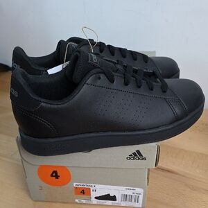 Adidas Kids Black Advantage Shoes US 4